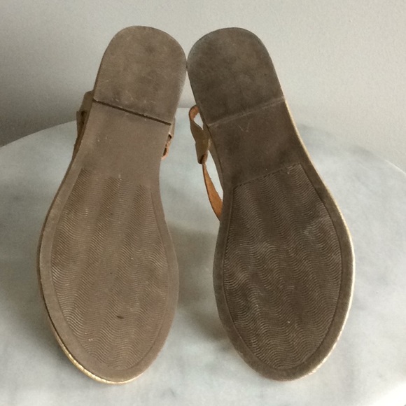 RAMPAGE SHELDON GLADIATOR GOLD LEATHER SANDALS 7,5 - Picture 8 of 8